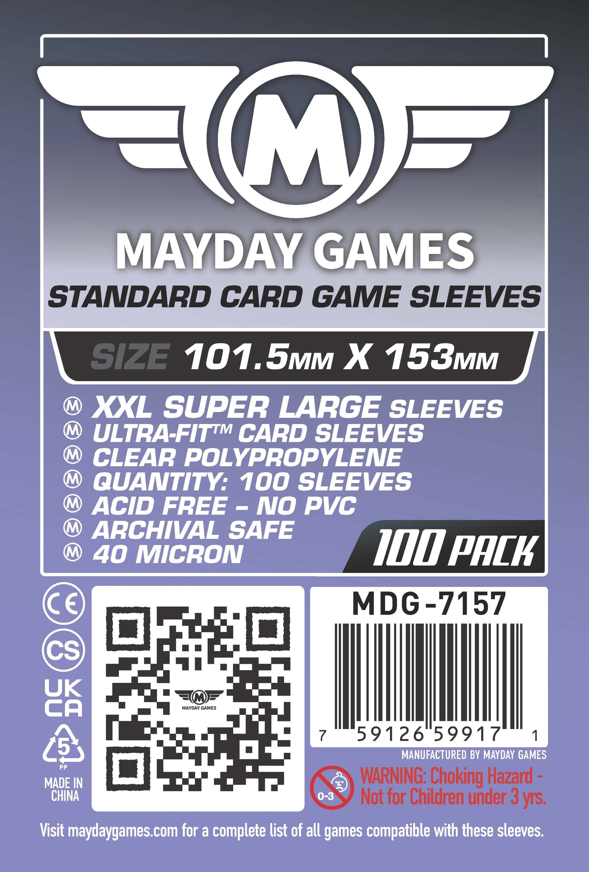 card sleeve sizes for games 100 x Clear Standard XXL Super Large Sleeves 101.5mm x 153mm