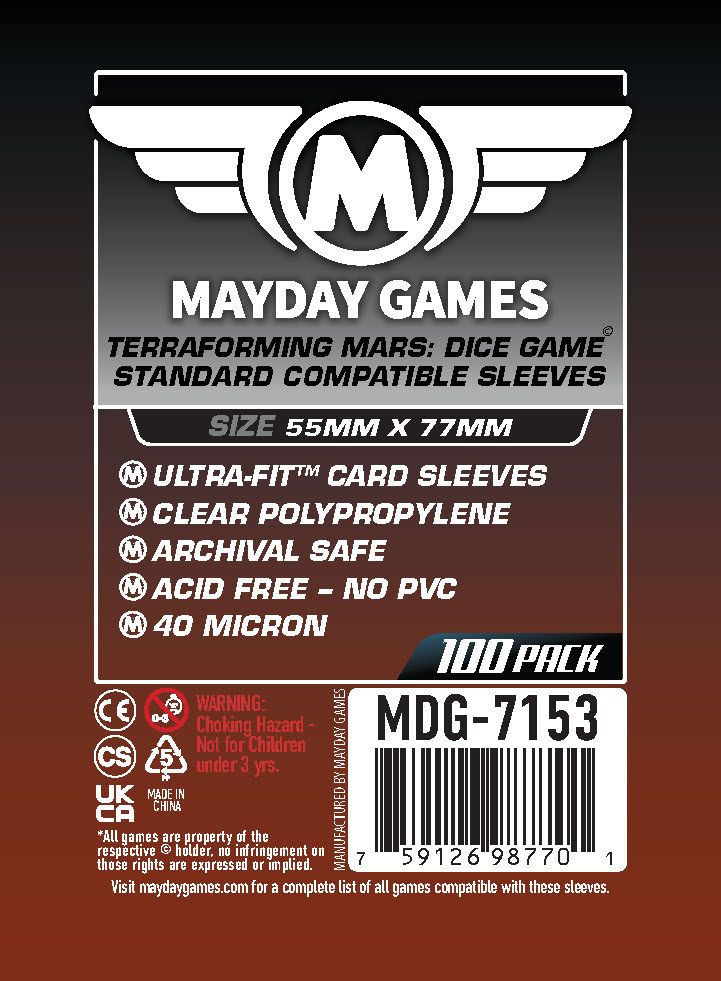 55x77mm - Standard Pack of 100 - Mayday