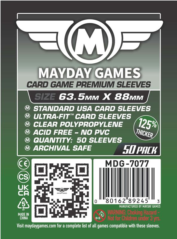 63.5x88mm - Premium Pack of 50 - Mayday