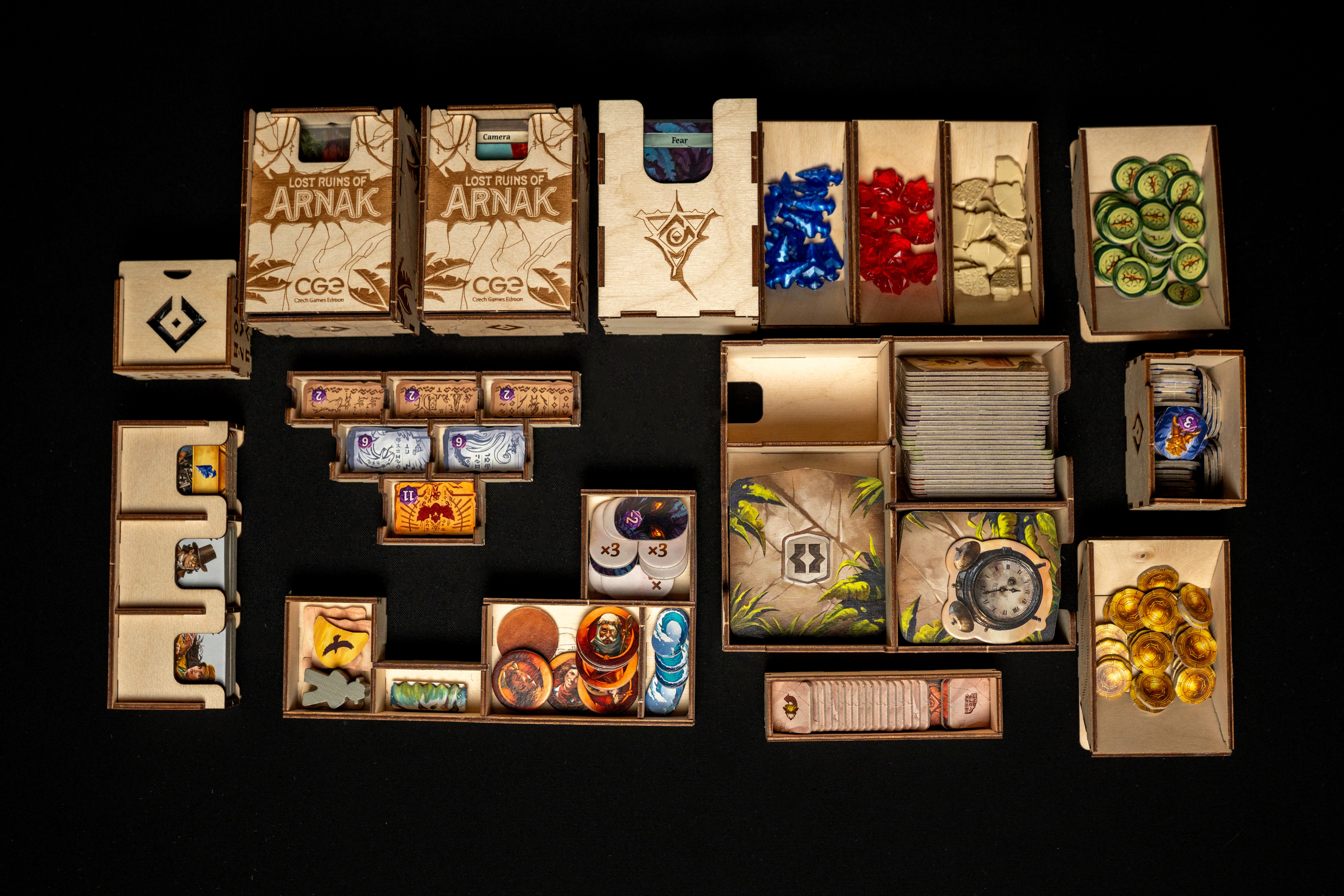 Lost Ruins of Arnak | Insert | Arnak Organizer V4 | Laserox