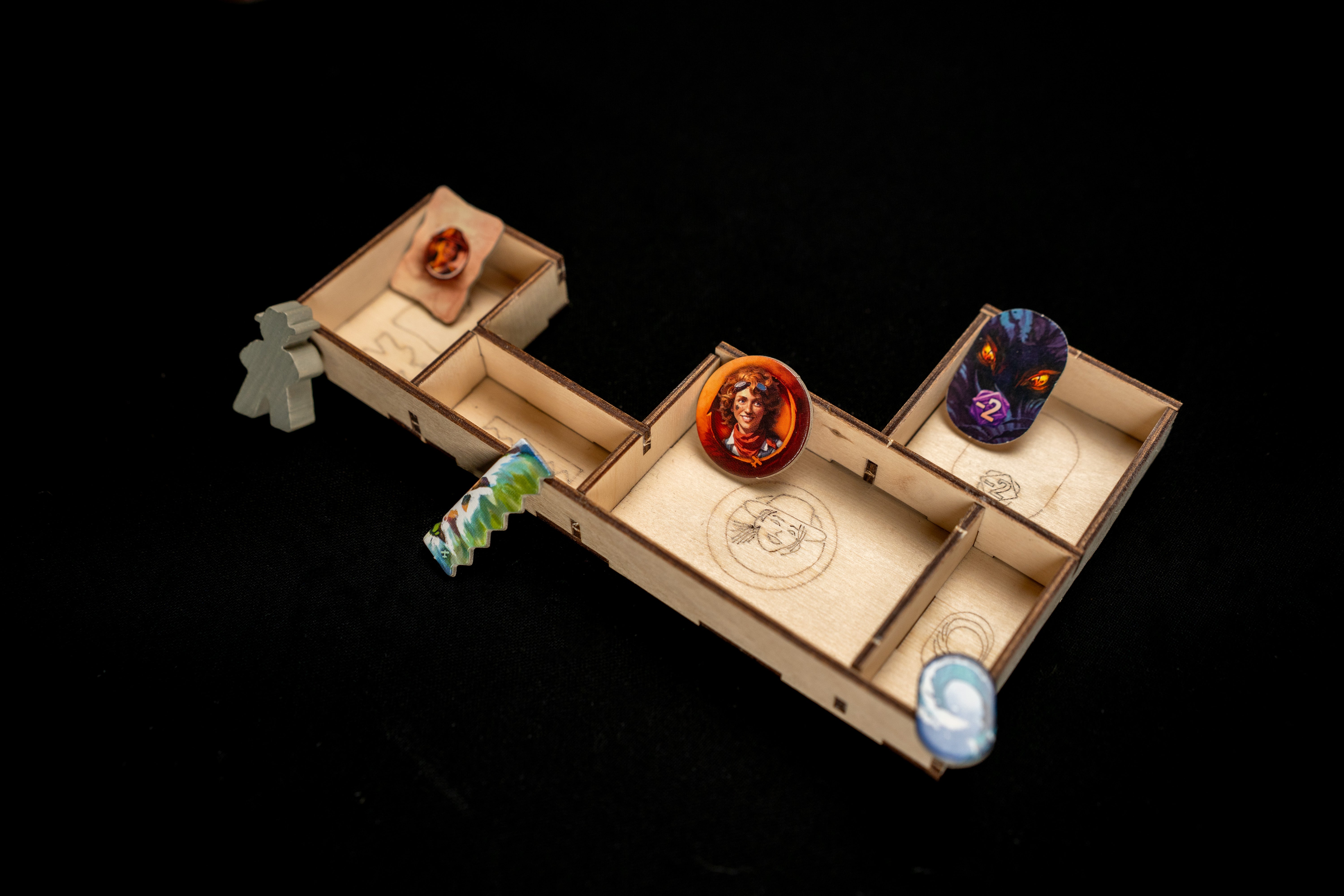 Lost Ruins of Arnak | Insert | Arnak Organizer V4 | Laserox