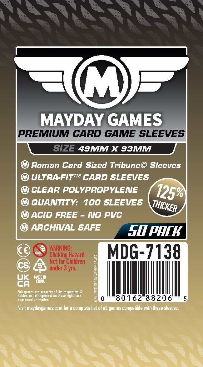 49x93mm - Premium Pack of 50 - Mayday