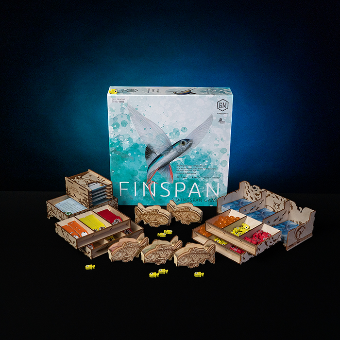 Board game storage, insert & organiser - Finspan Organizer Board game storage, insert & organiser - Finspan Organizer