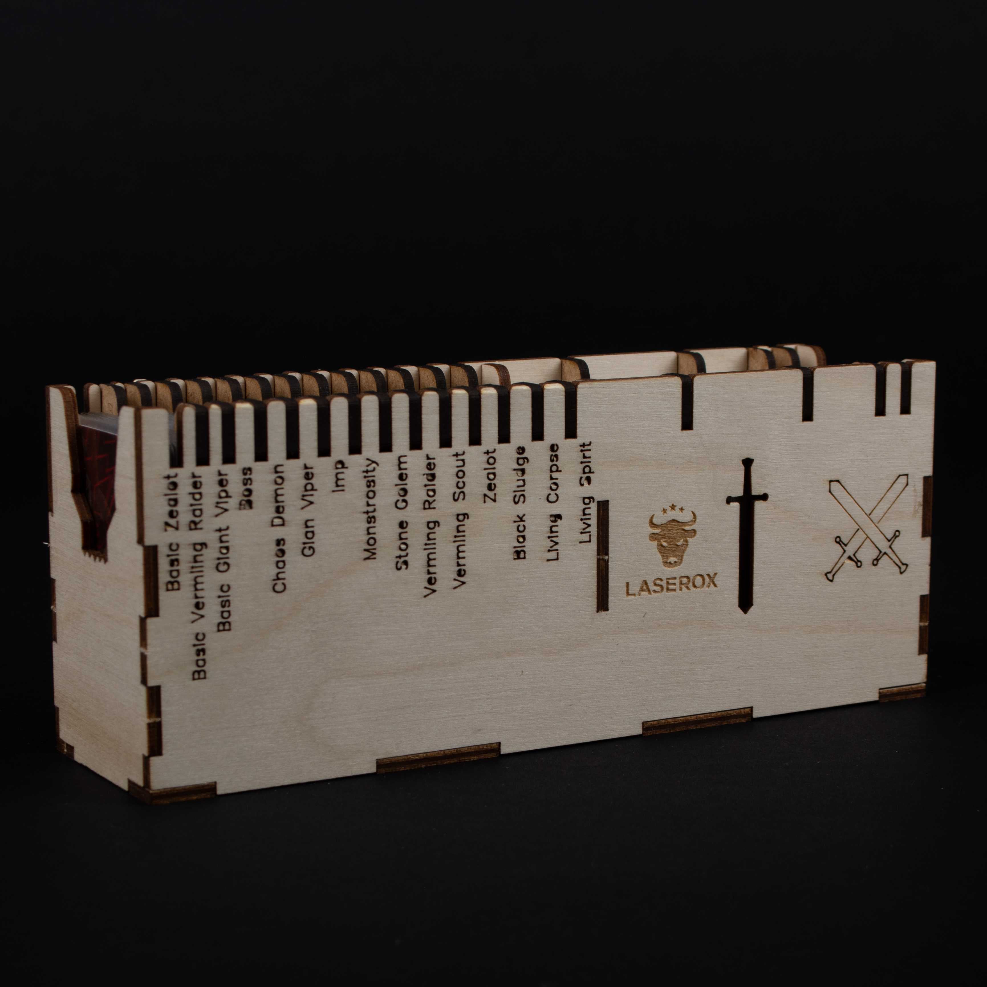 Gloomhaven: Jaws of the Lion|Insert|Jaws of the Lion Organizer|Laserox Gloomhaven: Jaws of the Lion|Insert|Jaws of the Lion Organizer|Laserox