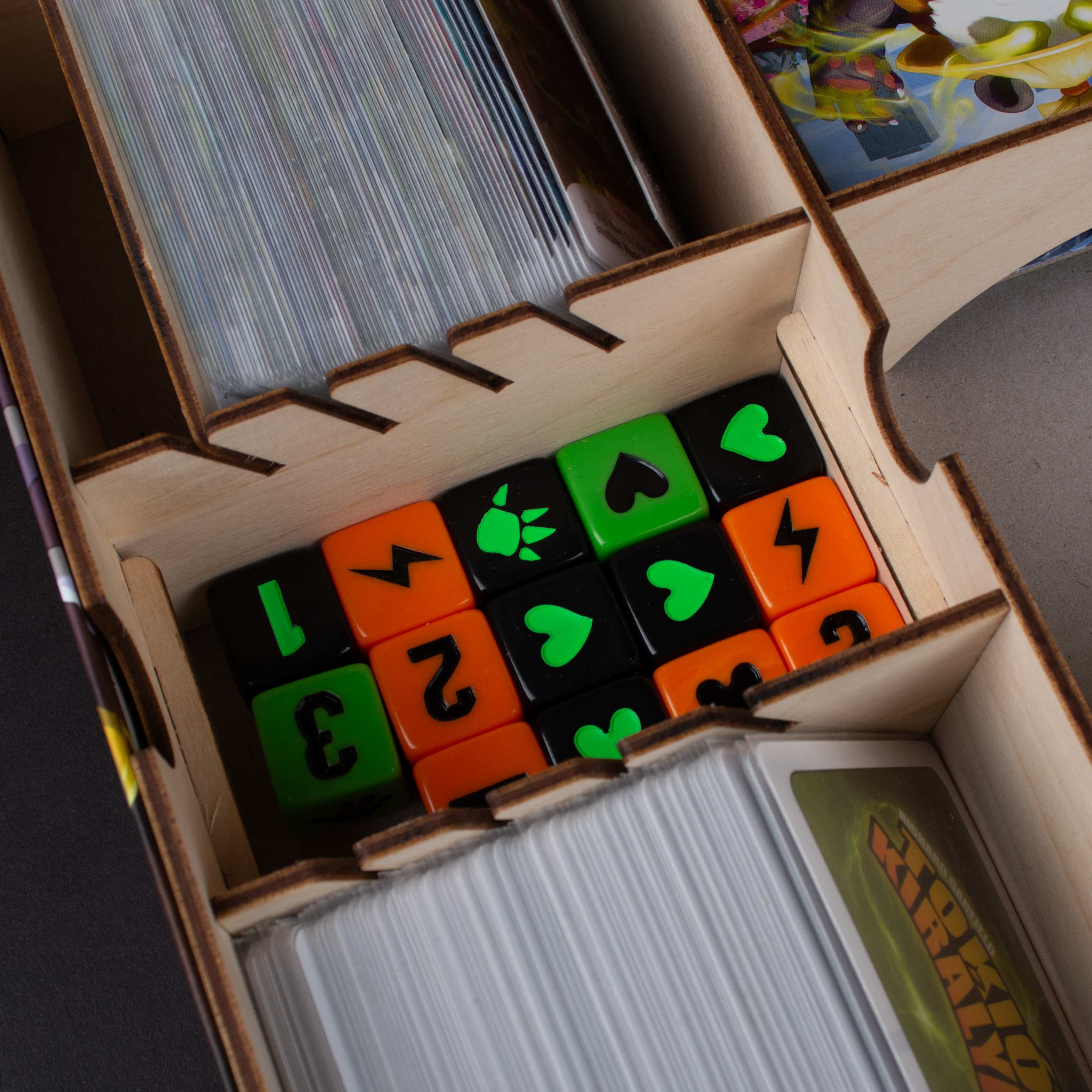 Brettspiel-Organizer Für King Of Tokyo/New York – Inkl. Platz Für Erweiterungen – Zum Selberbauen (3D-gedruckt)