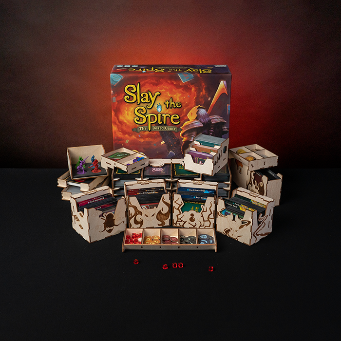Board game storage, insert & organiser - Slay the Spire Organizer Board game storage, insert & organiser - Slay the Spire Organizer