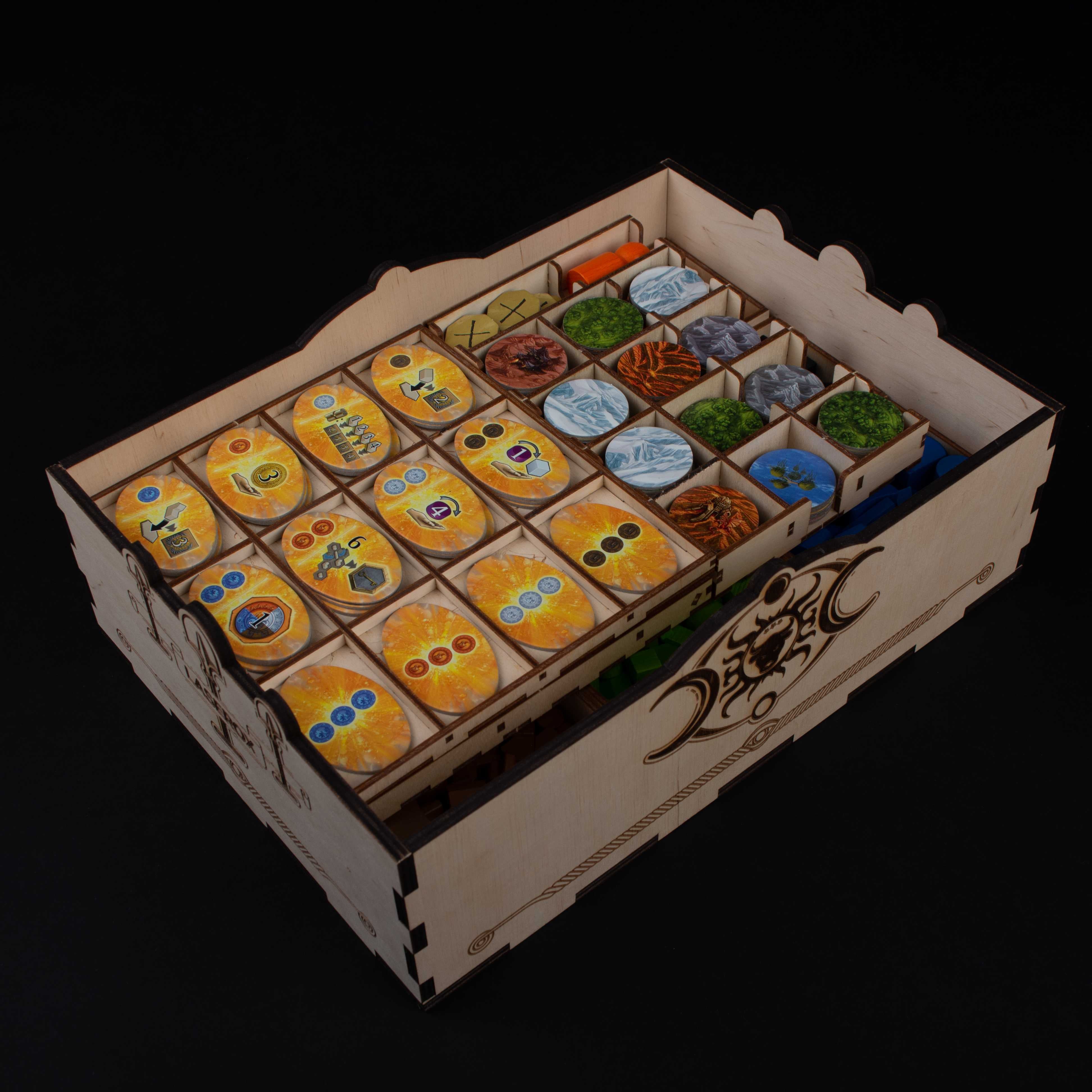 Terra Mystica - Espansione Solo Box Per Giocare In Solitario - Versione Francese, Richiede Gioco Base