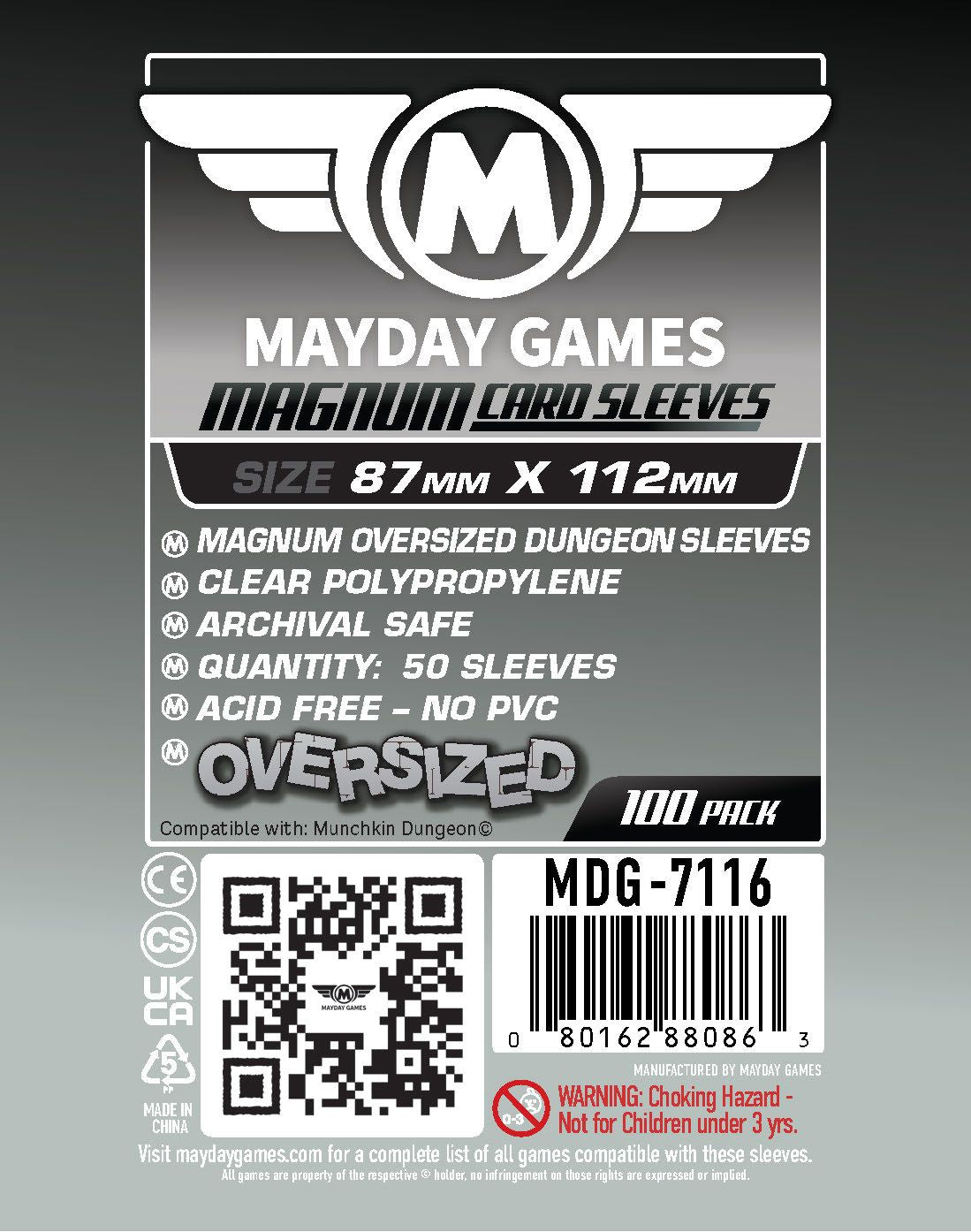 87x112mm - Standard - Mayday