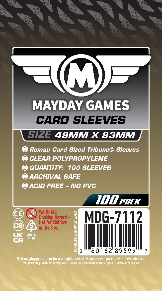 49x93mm - Standard Pack of 100 - Mayday