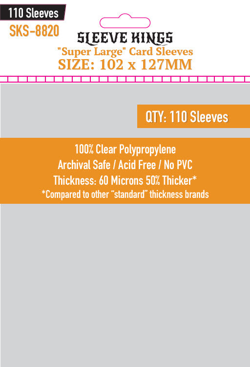 102x127mm - Standard Pack of 110 - Sleeve Kings