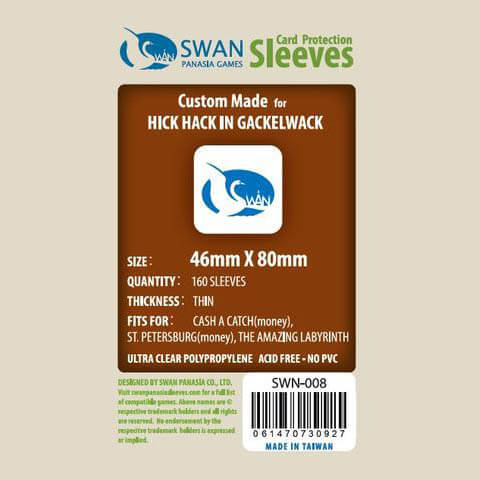swan panasia card sleeves Premium Sleeves: 103x128 mm Talisman 50 per pack Standard quality Swan Panasia Sleeves