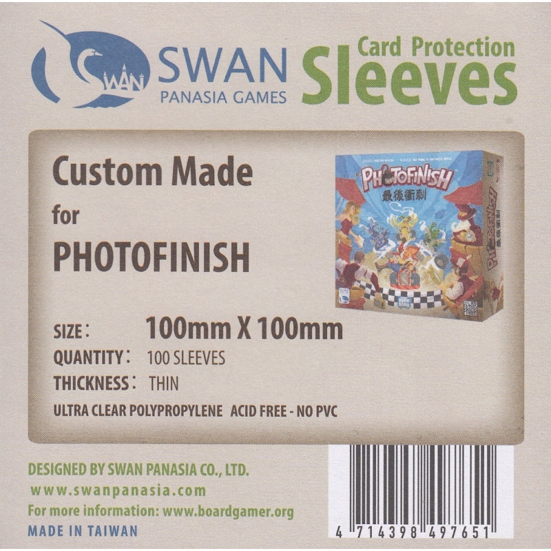 swan panasia card sleeves 64x89mm Standard Card Sleeve -100 pack, Thick Sleeves (SWN-509) SwanPanasia Sleeves