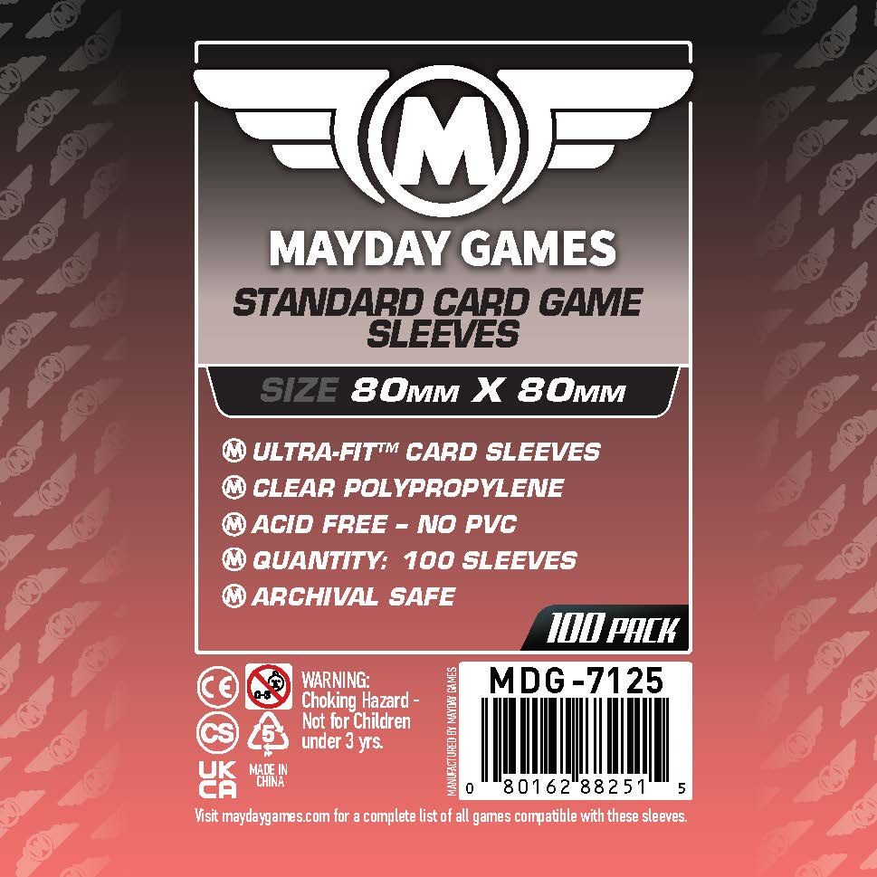 80x80mm - Standard Pack of 100 - Mayday