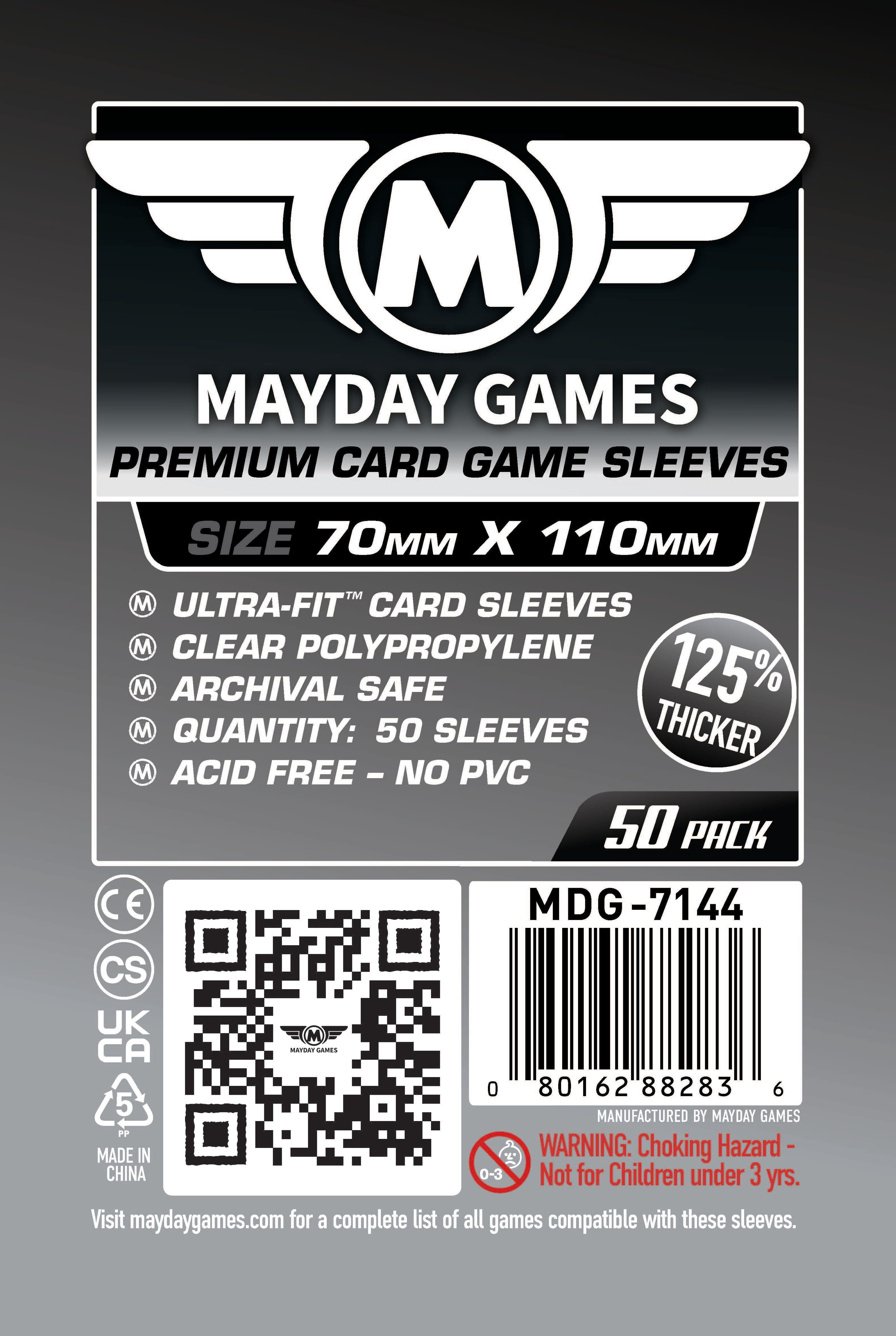 70x110mm - Premium Pack of 50 - Mayday