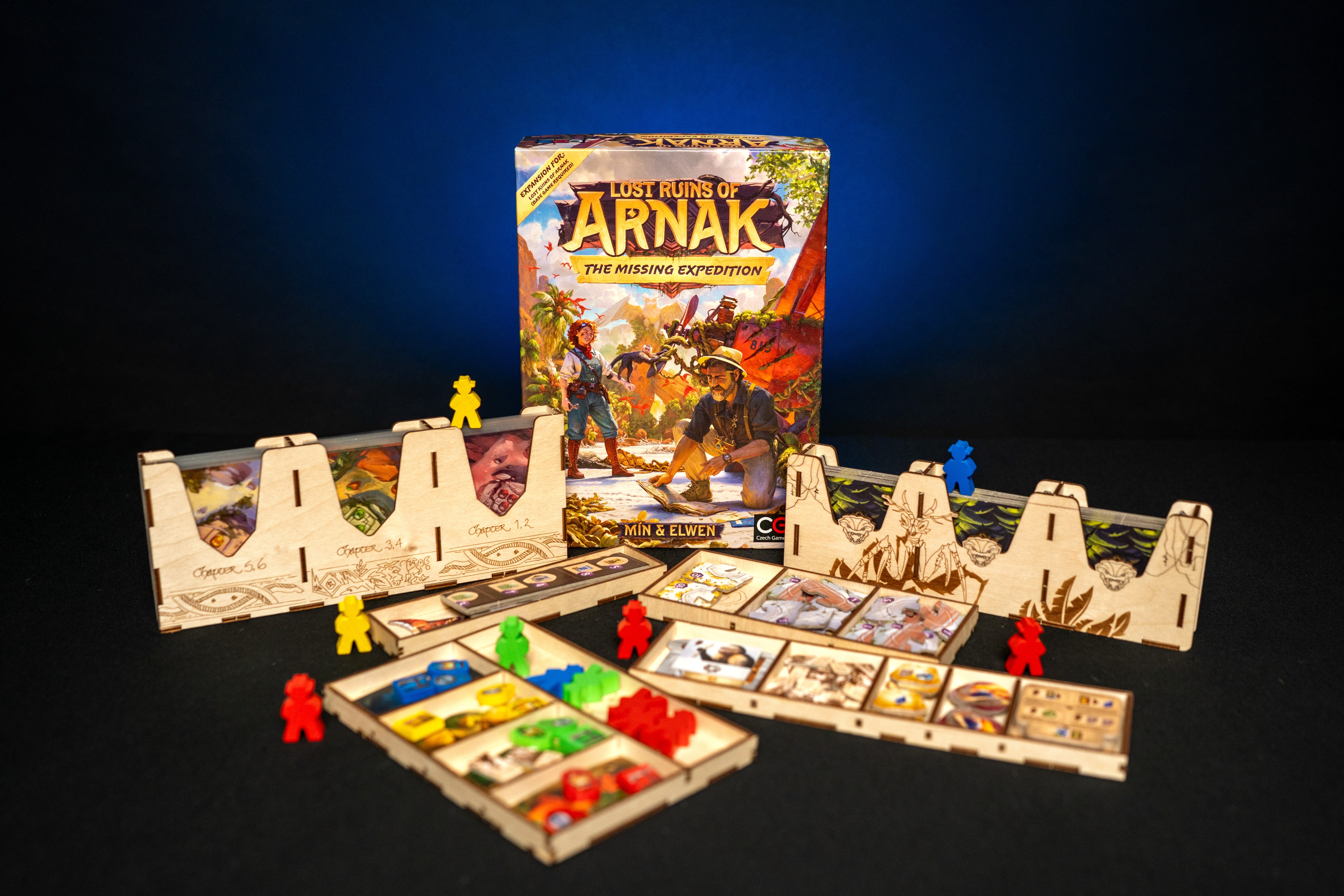 Lost Ruins of Arnak | Insert | Arnak Organizer V4 | Laserox