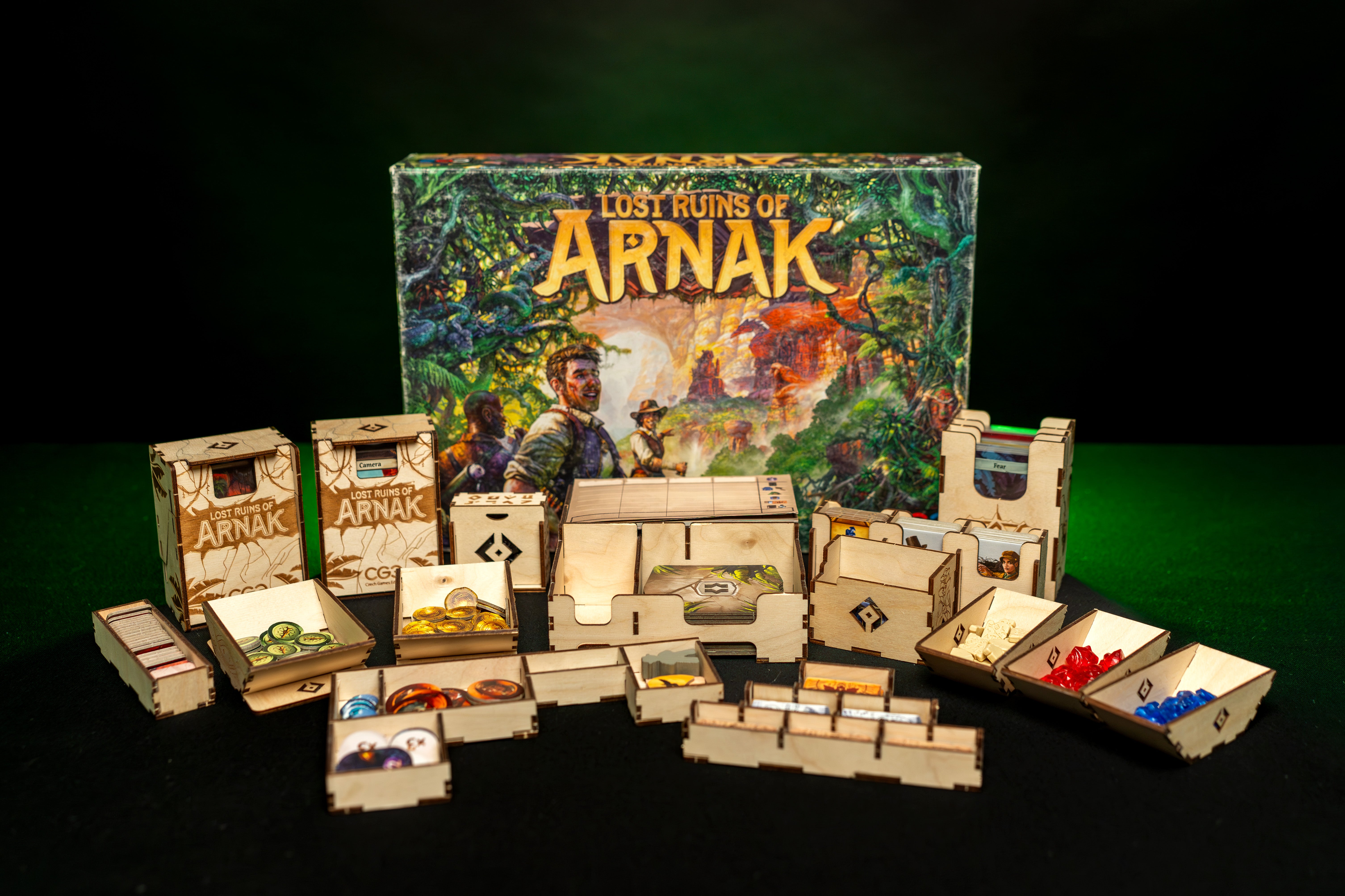 ARTIFACTS 2LPセット usオリジナル　gang star アングラ Lost Ruins of Arnak | Insert | Arnak Organizer V4 | Laserox