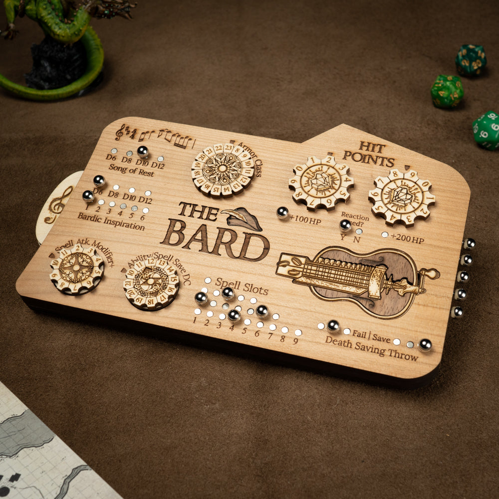 RPG | Accesories | Class Tracker - Bard | Laserox