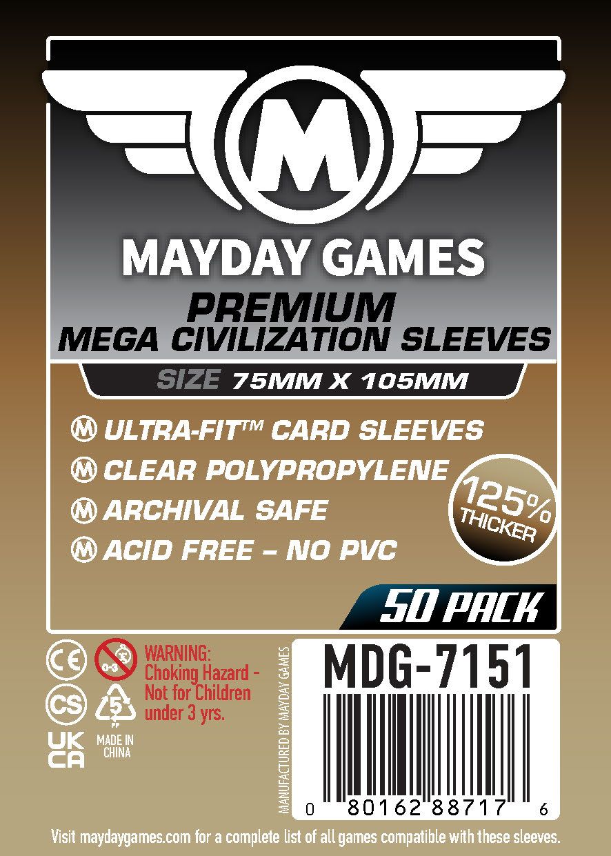 75x105mm - Premium Pack of 50 - Mayday