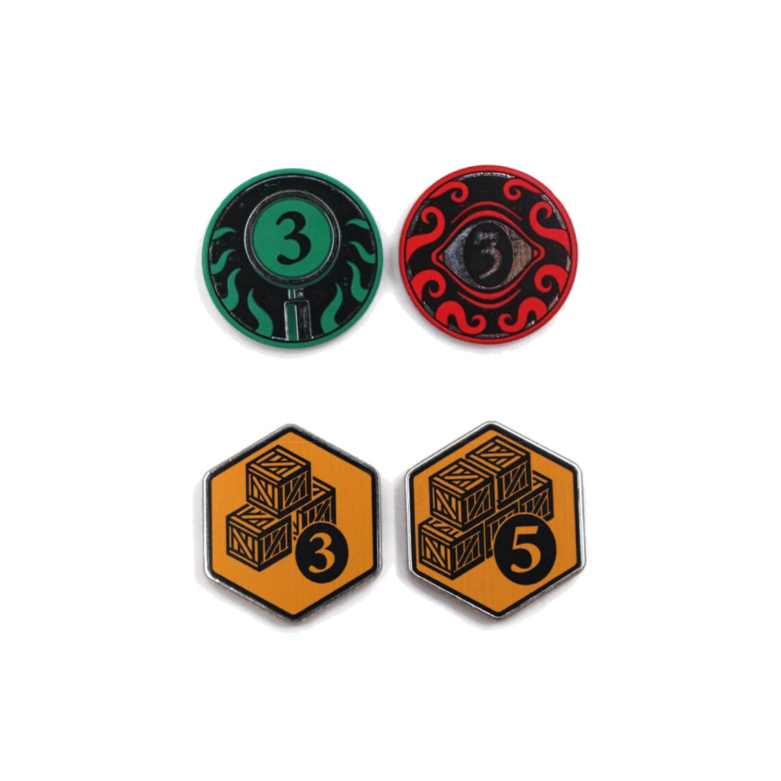 Arkham Horror LCG Tokens Large Units -- Resource/Clue/Doom Arkham Horror LCG Tokens Large Units -- Resource/Clue/Doom