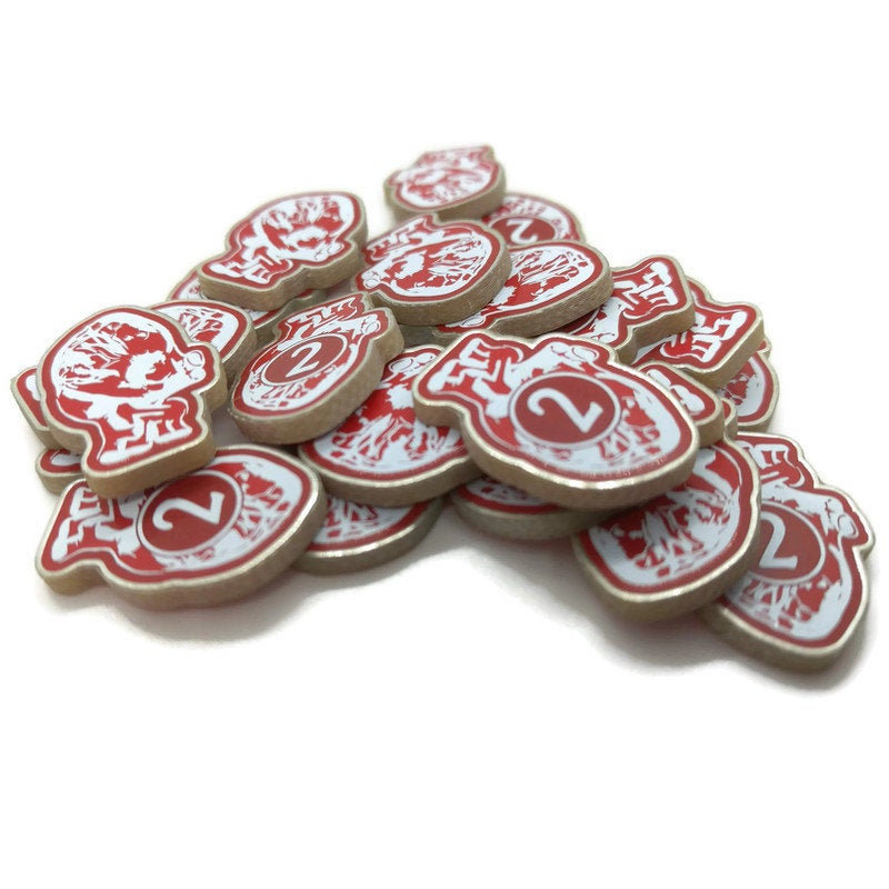 Arkham Horror:The Card Game 2 Player Investigator Token Set Arkham Horror:The Card Game 2 Player Investigator Token Set