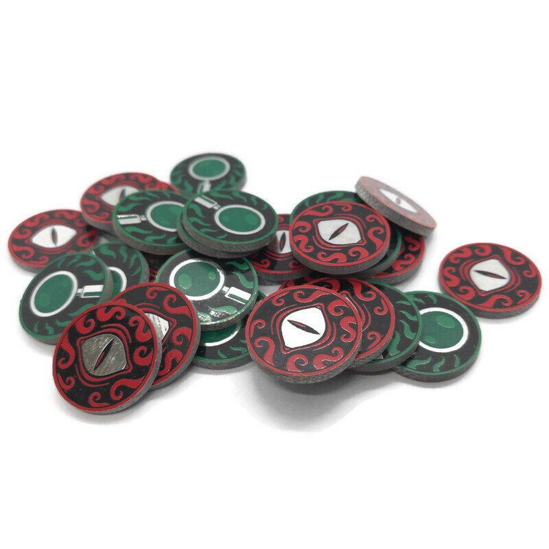 Arkham Horror:The Card Game Clue/Doom Tokens