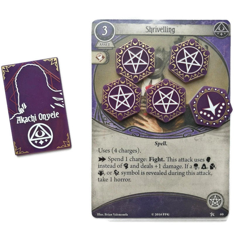 Arkham Horror:The Card Game Mystic Charge Tokens Arkham Horror:The Card Game Mystic Charge Tokens