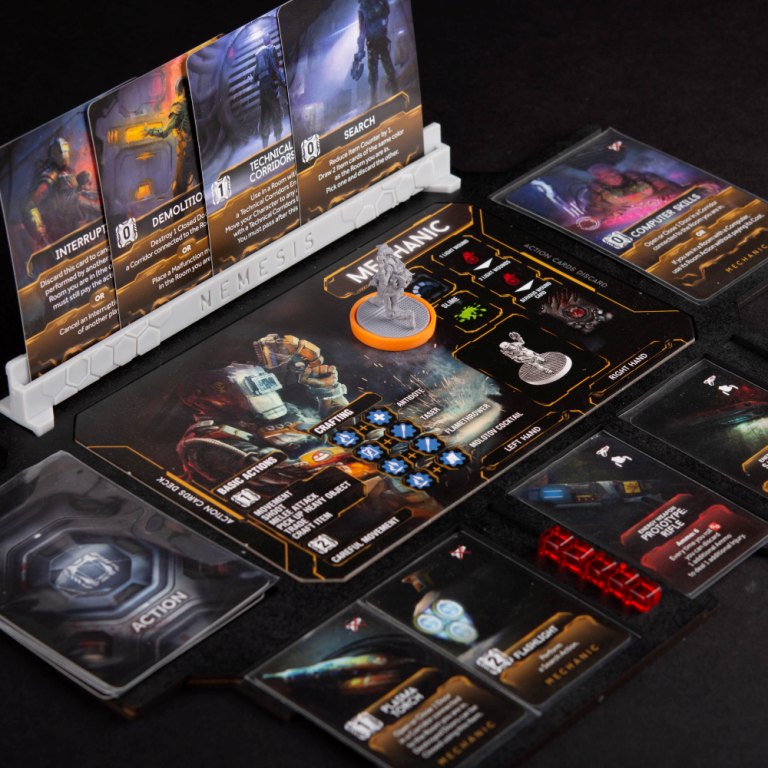 nemesis card sleeve size Nemesis Playerboard
