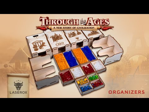 Through The Ages - A New Story Of Civilization - selling Board Games New Open Box