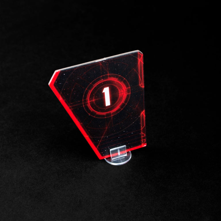 Transparent Token/Card Stand