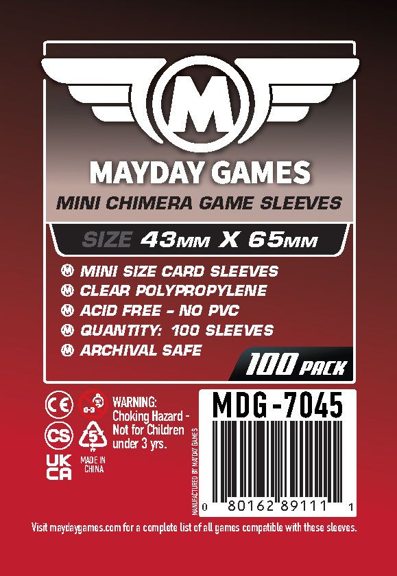 43x65mm - Standard Pack of 100 - Mayday