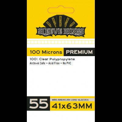 Mini American Card Sleeves (41x63mm) - 100 Microns