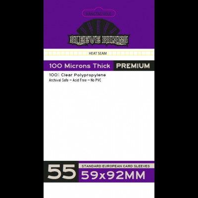 Standard European Card Sleeves (59x92mm) - 100 Microns