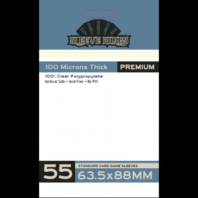 Standard Card Game Sleeves (63.5x88mm) - 100 Microns