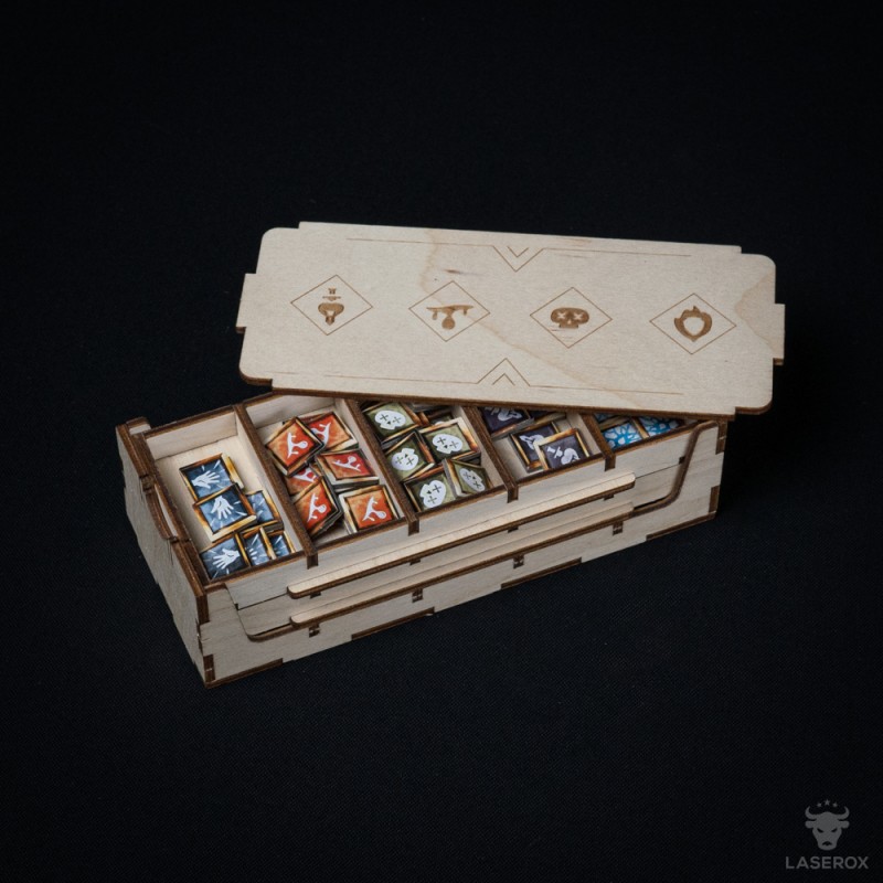 SMONEX Frosthaven Board Game Organizer - Frosthaven Organizer of Sturdy  Plywood
