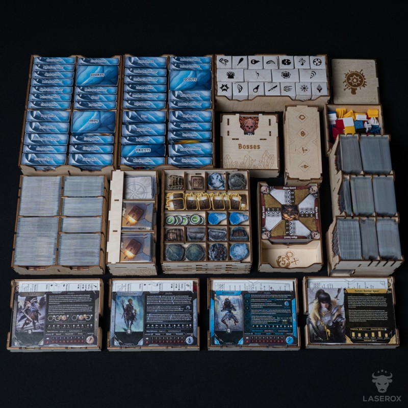 Frosthaven Board Game Organizer with Inserts